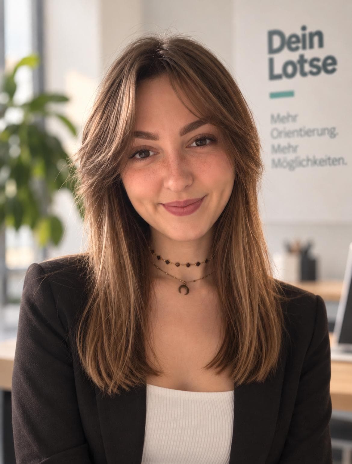 Michelle, Mitgründerin von DeinLotse, studiert Soziale Arbeit